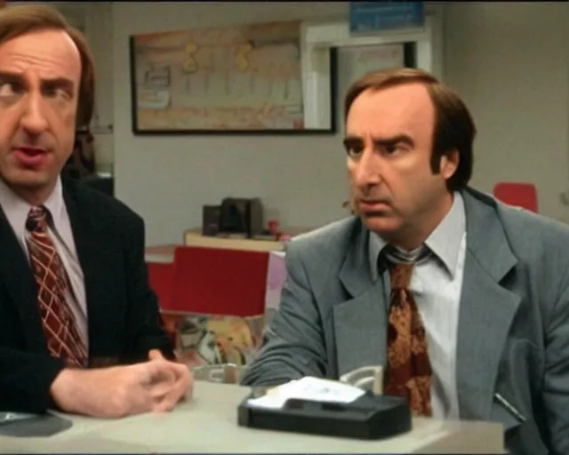 Image similar to saul goodman cameo in the it crowd ( 2 0 0 6 ), channel 4, episode still, 4 8 0 p