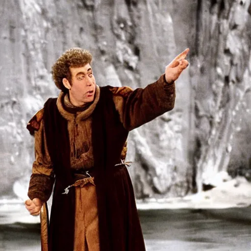 Prompt: kramer from seinfeld in the world of a song of ice and fire