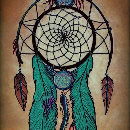 Prompt: dreamcatcher, praying mantis, highly detailed, random