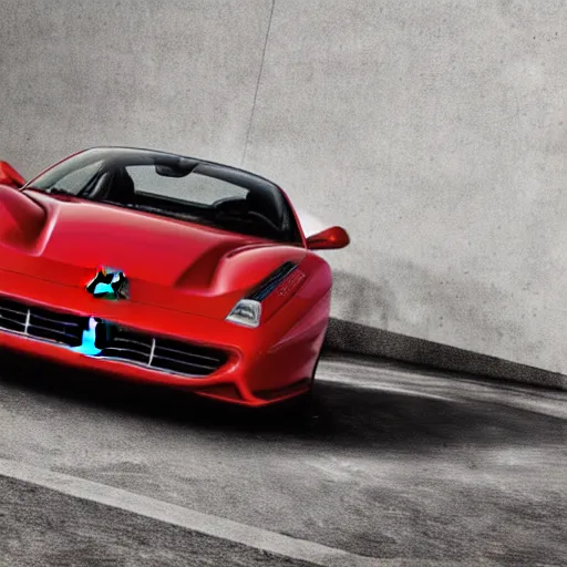 Image similar to Ferrari designed by Gige.
