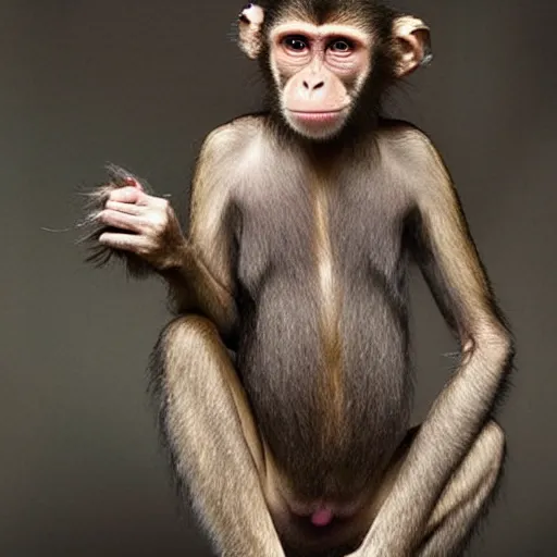 Funny Monkey Pose Stock Photo 1194625336 | Shutterstock