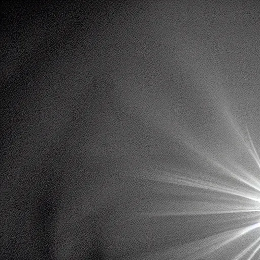 Prompt: dust in a beam of light macro