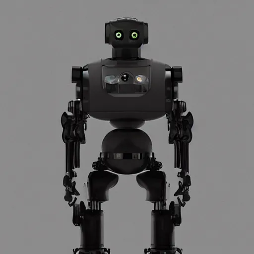 Prompt: a portrait of noir robot detective, mechanichal face, hard surface, realistic