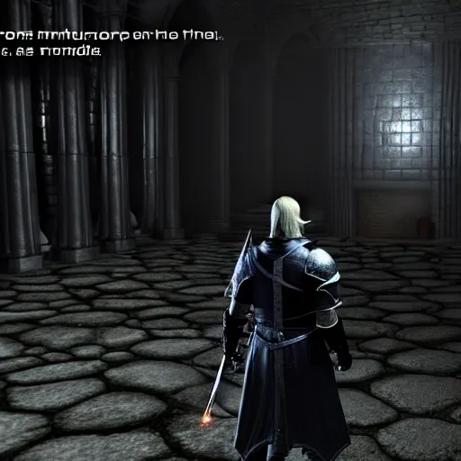 Image similar to donald trump in dark souls, sen's fortress, ps 5 screenshot, isometric view, third person gameplay, 3 d render, cryengine, highly detailed