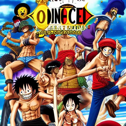 Image similar to realistic photo of all one piece character fighting in a theater , cinema