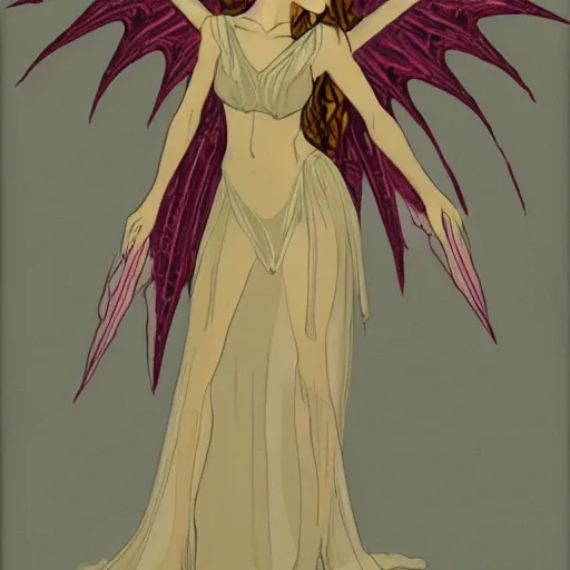 Image similar to galadriel as a succubus