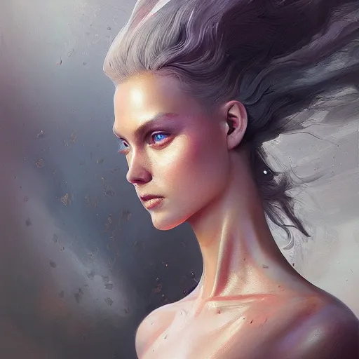 Image similar to a finely detailed portrait of a morph, futuristic, intricate, elegant, digital painting, trending on Artstation, concept art, smooth, sharp focus, illustration, by Ruan Jia and Mandy Jurgens and Artgerm and and william-adolphe bouguerea, award winning