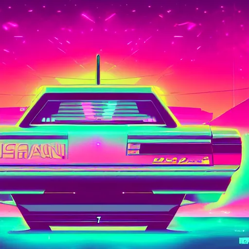 Image similar to shaphire gem, epic retrowave art, trending on art station