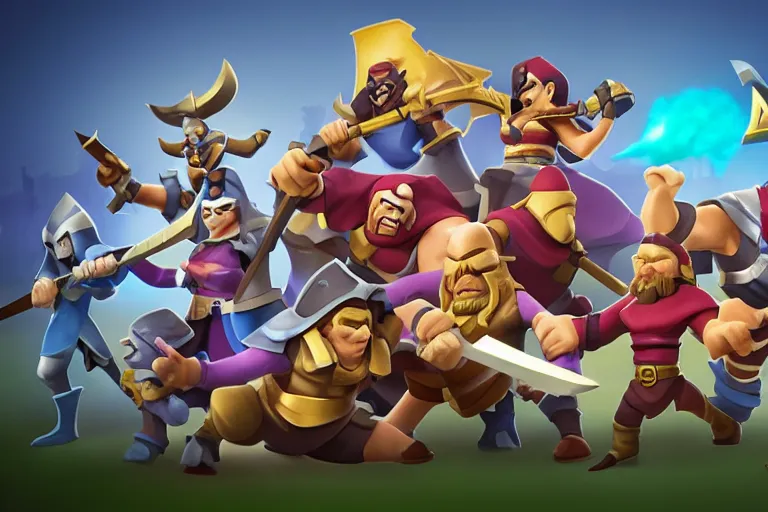 Image similar to new clash royal characters