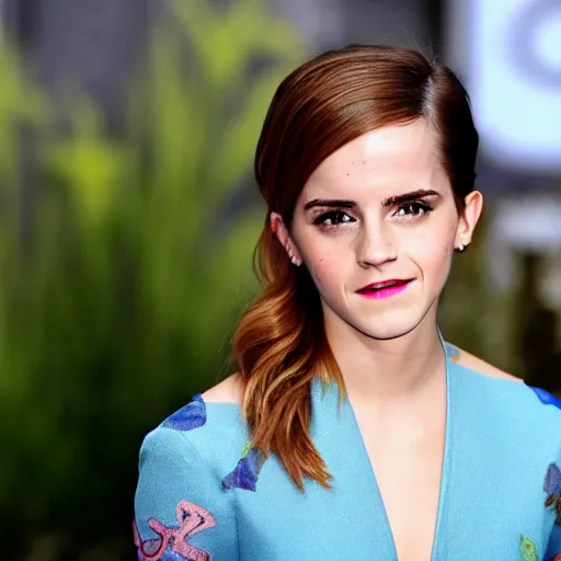 Image similar to emma watson. pixar style movie