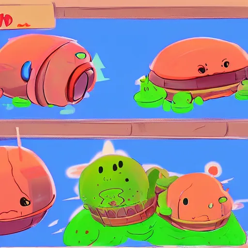 Image similar to Slime Rancher art style city concept art