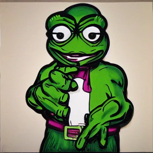 Image similar to pepe in the backrooms