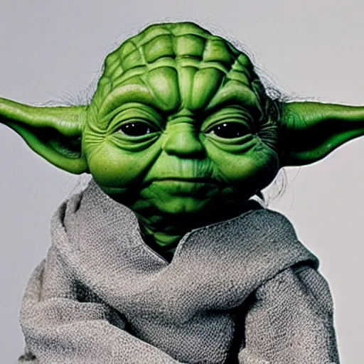 Image similar to a character that has no ears but is very yoda - like