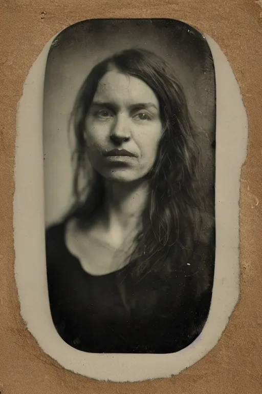Prompt: a collodion process photograph, portrait of a sasquash