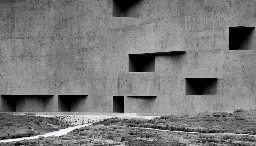 Image similar to big brutalist imperial military base on peruvian cliffs, twelve angle stone design, drawing architecture, pritzker architecture prize, brutalism architecture, cinematic shot, by greig fraser, by emmanuel lubezki, robert richardson, hoyte van hoytema, roger deankins