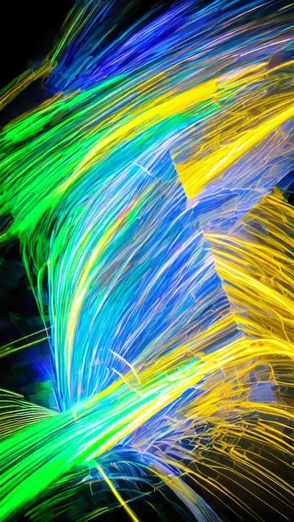 Image similar to speed light painting long exposure abstract prism colorfull speed