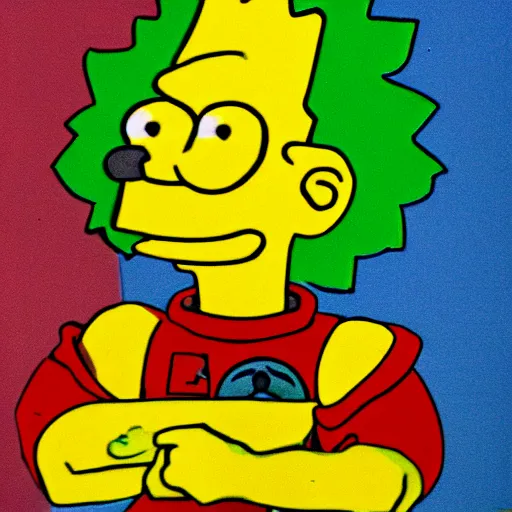 Image similar to a highly detailed color photograph of Bart Simpson as a real human boy