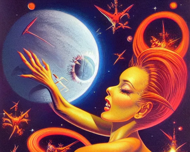 Image similar to kelly freas