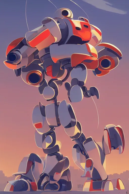 Image similar to metabots medabots medarotto medarot robot minimalist comics sharpen, behance hd by jesper ejsing, by rhads, makoto shinkai and lois van baarle, ilya kuvshinov, rossdraws global illumination