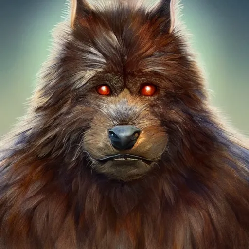 Image similar to Perfectly-centered portrait-photograph of a real life furry giant, lifelike, super highly detailed, professional digital painting, artstation, concept art, Unreal Engine 5, Photorealism, HD quality, 8k resolution, cinema 4d, 3D, beautiful, cinematic, art by artgerm and greg rutkowski and alphonse mucha and loish and WLOP