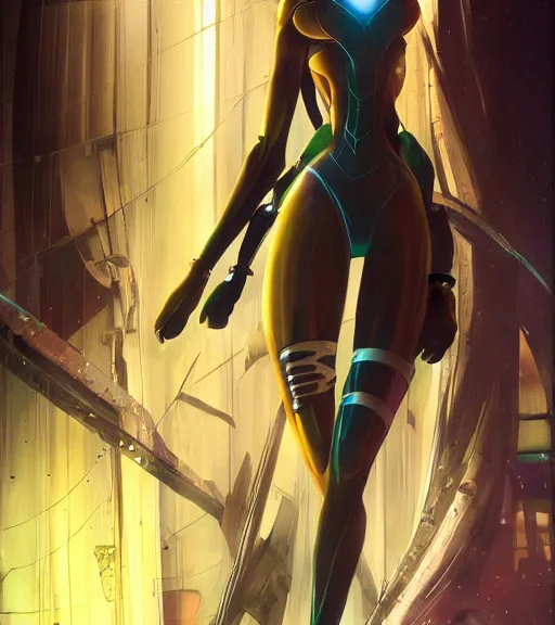 Image similar to stephan martiniere painting of an anime woman, direct flash photography at night, film grain