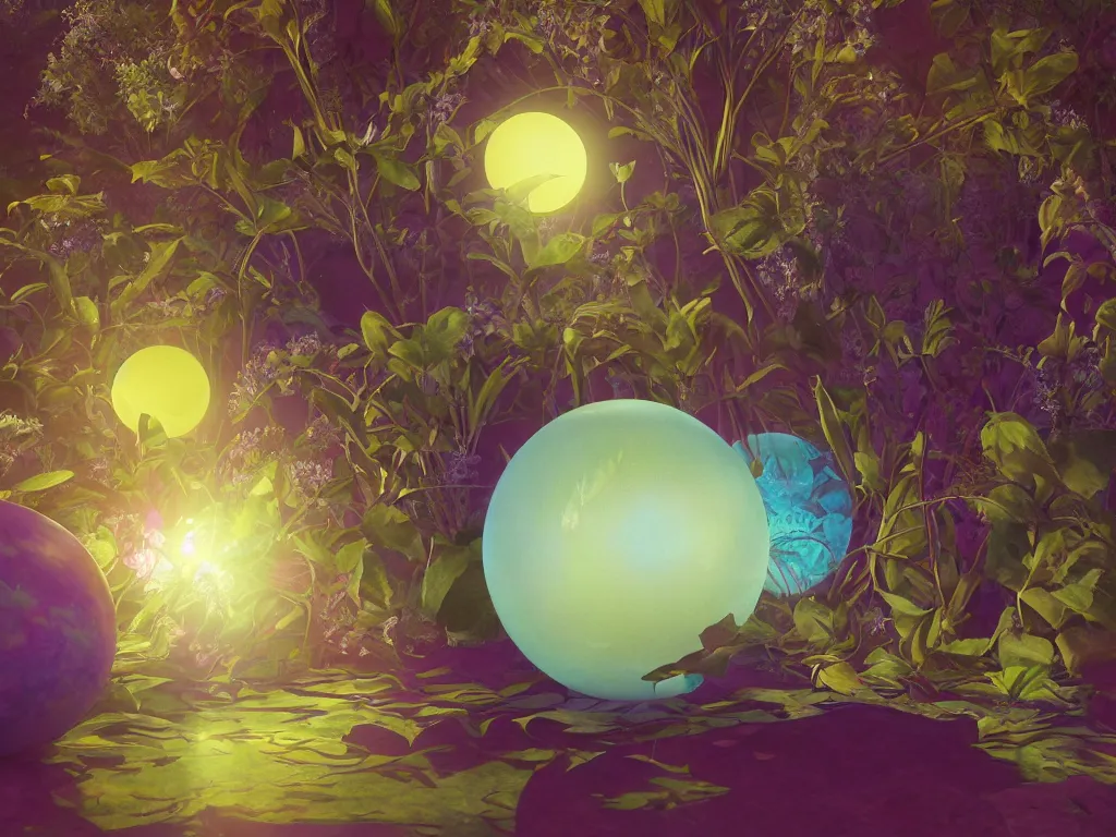 Prompt: the orb of dreams, sunlight study, art nouveau, by rachel ruysch and ( ( ( ( lisa frank ) ) ) ), 8 k, sharp focus, octane render, ( ( ( kauai ) ) )