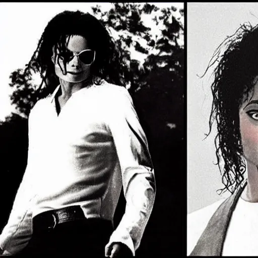 Image similar to michael jackson as jesus christ, old style pictures