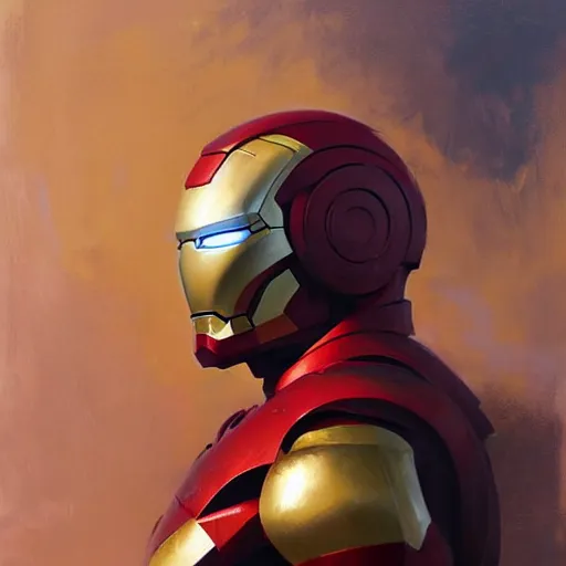 Image similar to greg manchess portrait painting of a technological crow armor, iron man style, medium shot, asymmetrical, profile picture, organic painting, sunny day, matte painting, bold shapes, hard edges, street art, trending on artstation, by huang guangjian and gil elvgren and sachin teng