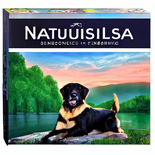 Prompt: naturalism sublime splendor dog