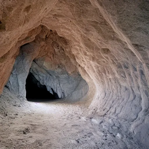 Image similar to a cave leading into the infinite universe