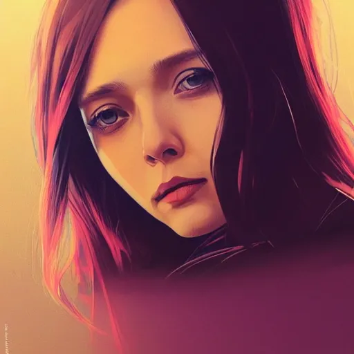 Prompt: elizabeth olsen portrait as manga girl, realistic shaded perfect face, fine details. anime. realistic shaded lighting poster by ilya kuvshinov katsuhiro otomo ghost - in - the - shell, magali villeneuve, artgerm, jeremy lipkin and michael garmash and rob rey