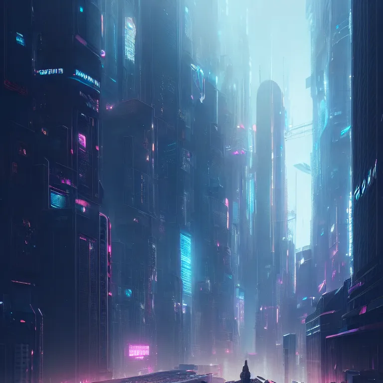 Image similar to futuristic cyberpunk city, octane render, trending on artstation, greg rutkowski very coherent symmetrical artwork. cinematic, hyper realism, high detail, octane render, 8 k