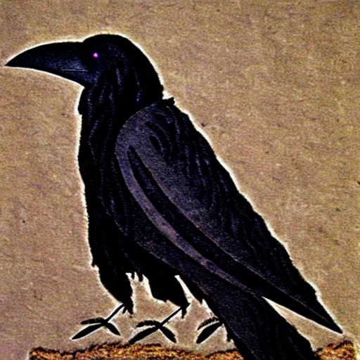 Image similar to raven - shaman, prehistoric art