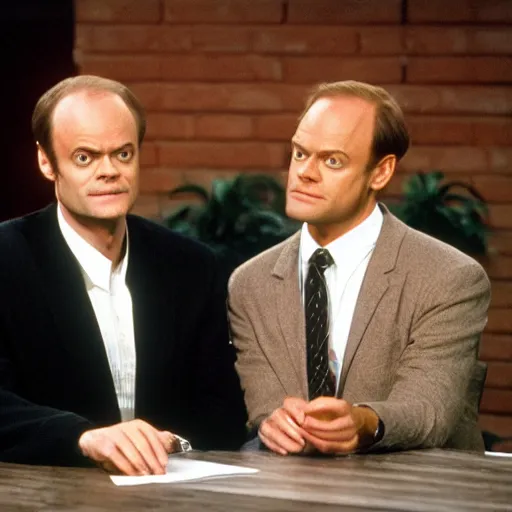 Prompt: 2023 reboot of Fraiser with Niles Crane