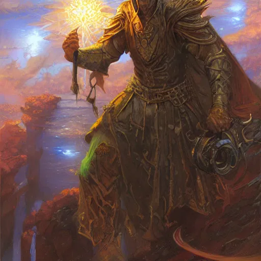 Image similar to The Great Mage shows his immense power, fantasy art by Donato Giancola, Craig Mullins, digital art, trending on artstation