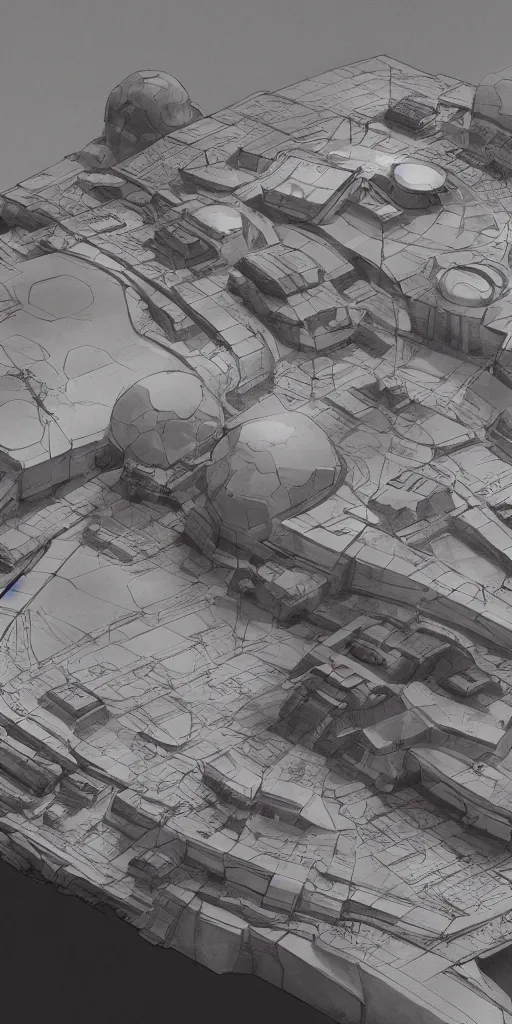 Image similar to concept art, mars base, architectural planning, future technology, high detail, 8 k, sketch.