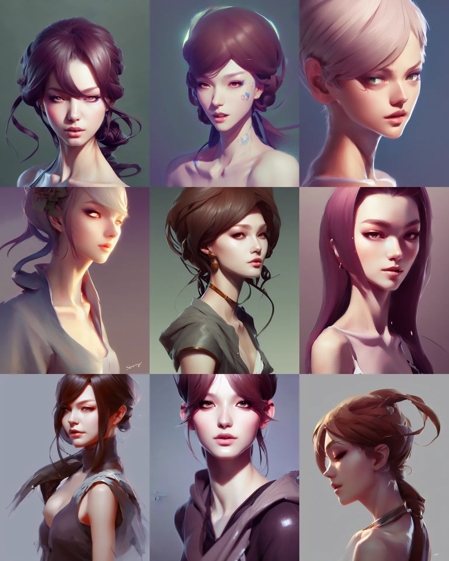 Prompt: character concept art of a random stylish beautiful female character | | distinct - fine, key visual, realistic shaded perfect face, fine details by stanley artgerm lau, wlop, rossdraws, james jean, andrei riabovitchev, marc simonetti, sakimichan, and jakub rebelka, trending on artstation
