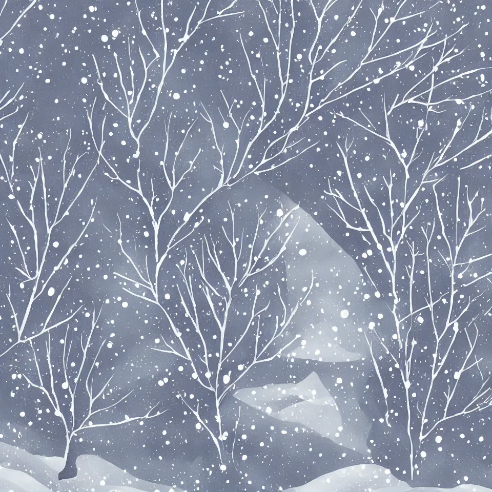 Image similar to winter illustration style