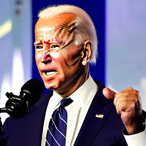 Image similar to joe biden glowing eyes