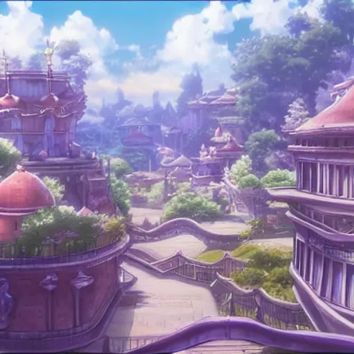 Image similar to a still of silvermoon city, in violet evergarden ( 2 0 1 8 )