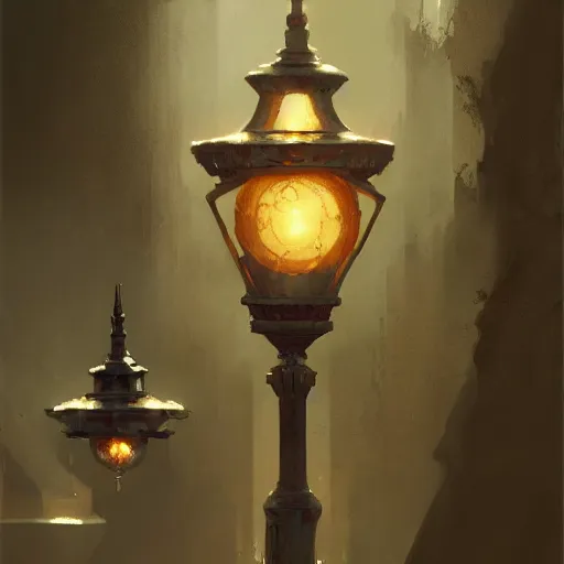 Image similar to concept art, lamps, 8 k, by james gurney, greg rutkowski, john howe, artstation