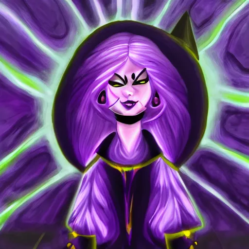 Image similar to Amethyst radiating a dark evil aura 🎨🖌️