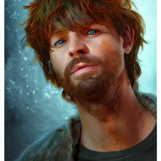 Prompt: shaggy using 100 percent of his power, au naturel, hyper detailed, digital art, trending in artstation, cinematic lighting, studio quality, smooth render, unreal engine 5 rendered, octane rendered, art style by klimt and nixeu and ian sprigger and wlop and krenz cushart