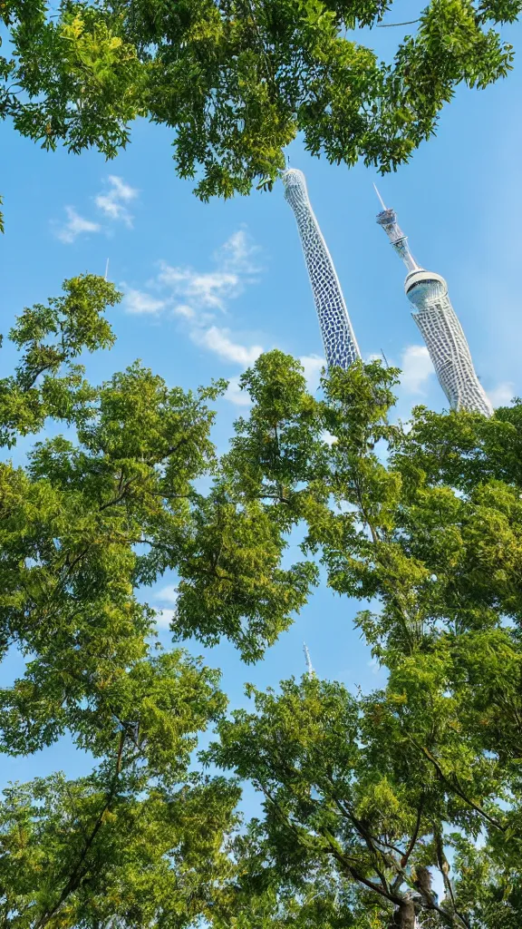 Image similar to beautiful sky tree park view with lost of trees