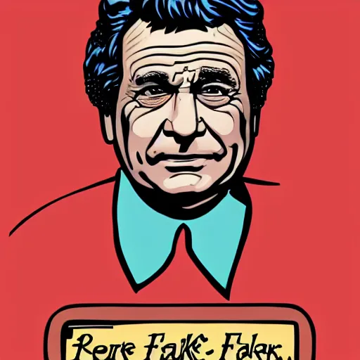 Prompt: a portrait illustration of Peter Falk drawn by ROBERT CRUMB