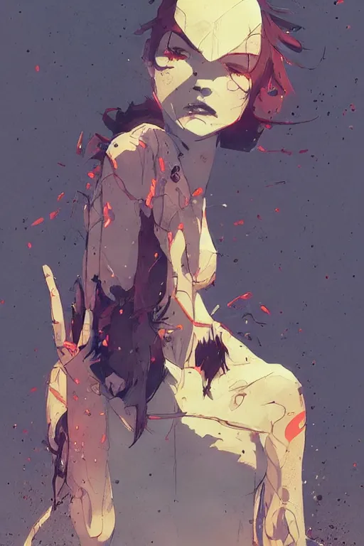 Image similar to ds 4, by conrad roset, greg rutkowski and makoto shinkai trending on artstation