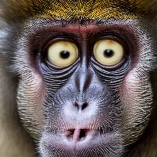 Image similar to photo of a googly eyed monkey