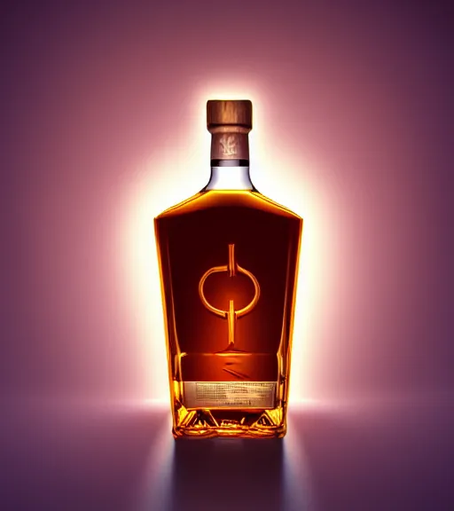 Image similar to icon stylized minimalist whiskey bottle!, loftis, cory behance hd by jesper ejsing, by rhads, makoto shinkai and lois van baarle, ilya kuvshinov, rossdraws global illumination