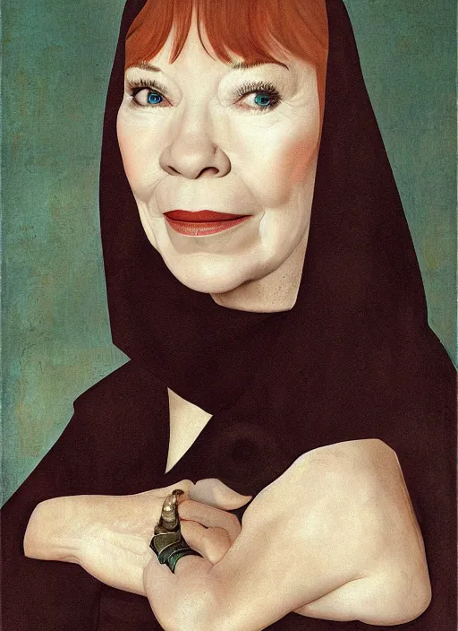 Image similar to Shirley MacLaine by hieronymus bosch, detailed digital art, trending on Artstation