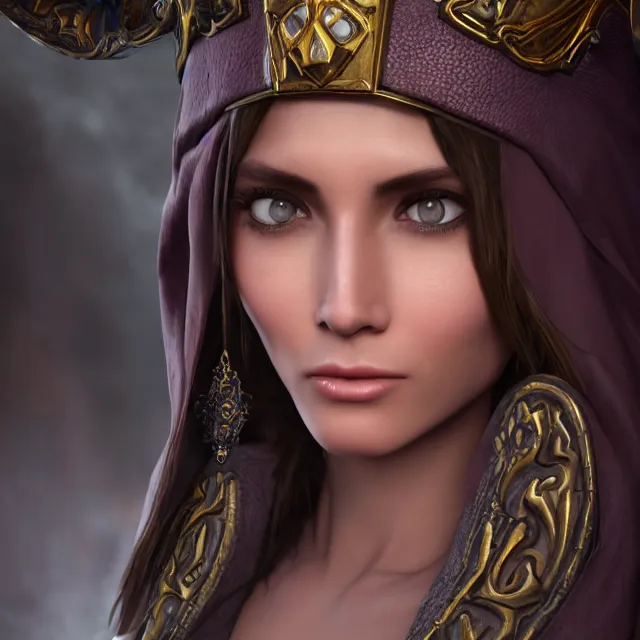 Image similar to perfectly centered close up portrait, mage goddess, candid photography, by anne stokes, highly detailed, character concept, unreal engine 5